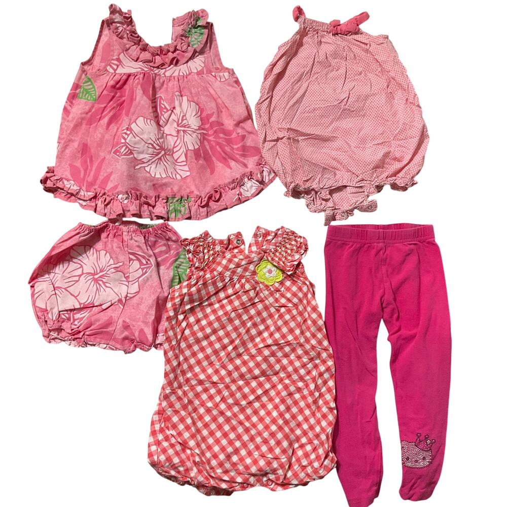 Baby Gap | Carter’s Bundle Clothes Baby Girl 12M 18M Pink Dress Rompers Pants